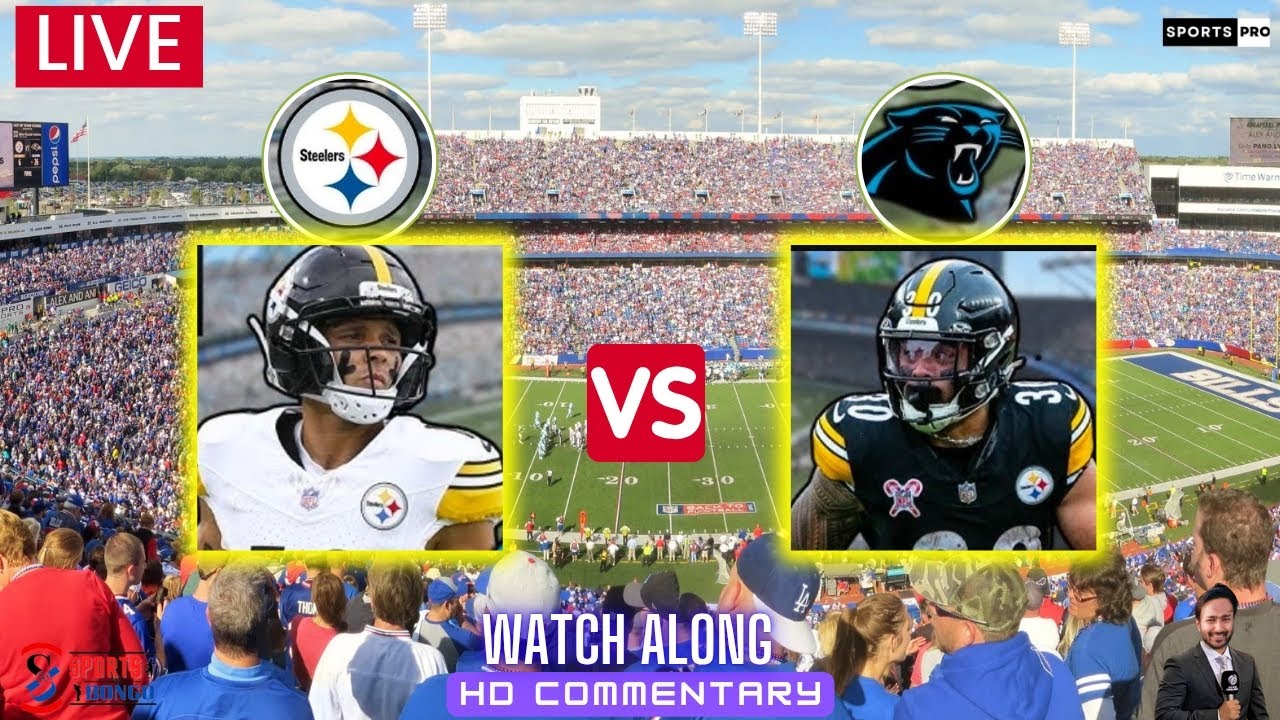 Steelers vs Panthers | Pre Season | Carolina Panthers vs Pittsburgh Steelers Live Watch Along
