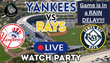 YANKEES vs RAYS GM1 LIVE WATCH PARTY