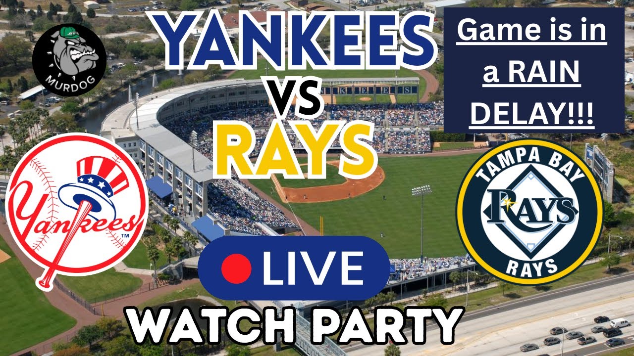 YANKEES vs RAYS GM1 LIVE WATCH PARTY