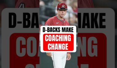 Diamondbacks Third Base Coach OUT After Disastrous Season ❌