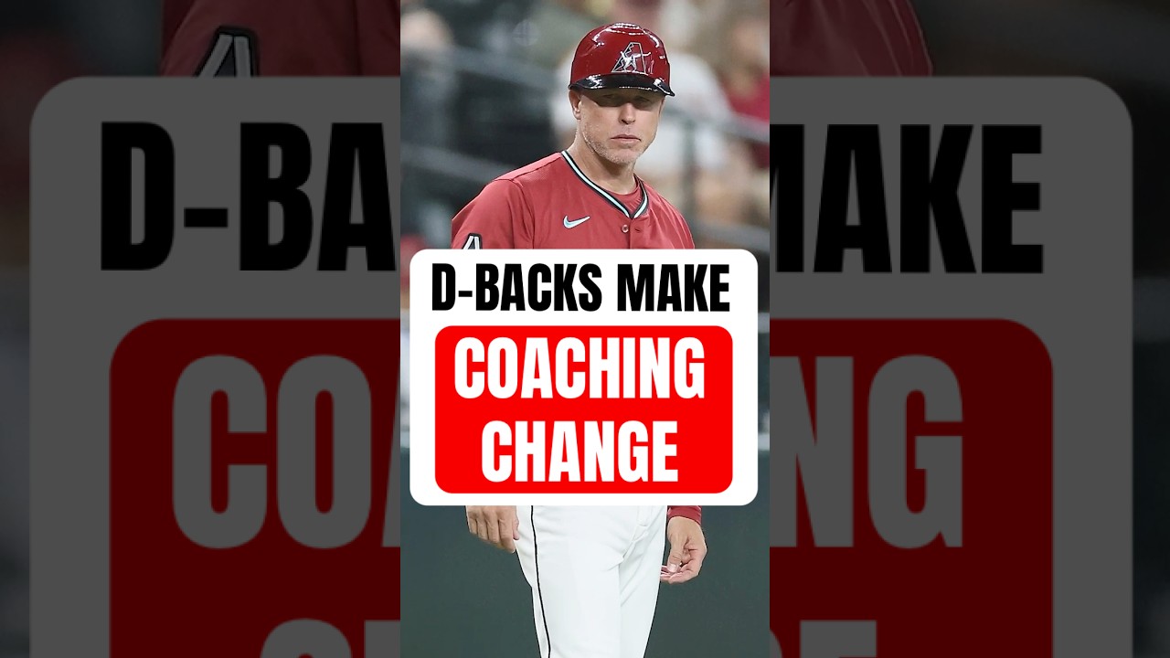 Diamondbacks Third Base Coach OUT After Disastrous Season ❌