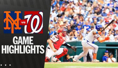 Mets vs. Nationals Game Highlights (8/21/25) | MLB Highlights