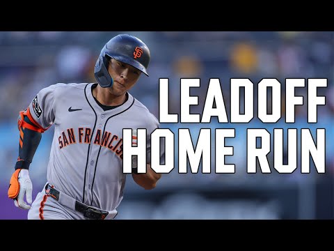 Jung Hoo Lee Homers on 2nd Pitch of the Game | Giants vs Padres Highlights