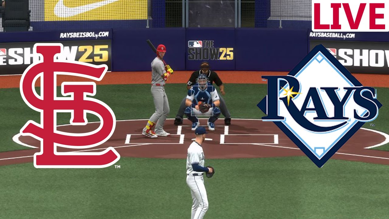 🔴LIVE 🔴St Louis cardinals VS Tampa Bay Rays/August 21/ MLB THE SHOW 25