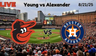 Baltimore Orioles vs Houston Astros | LIVE! Play-by-Play & Commentary | 8/21/25 | Game #127