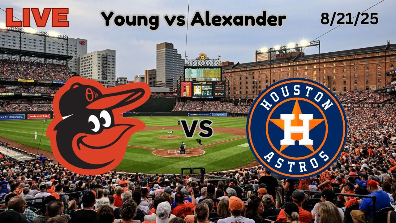 Baltimore Orioles vs Houston Astros | LIVE! Play-by-Play & Commentary | 8/21/25 | Game #127