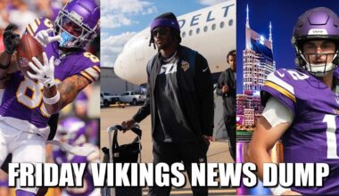 Minnesota Vikings News Dump (8.22.2025) | Nailor Done? Business Trip. Music City Preseason Finale.