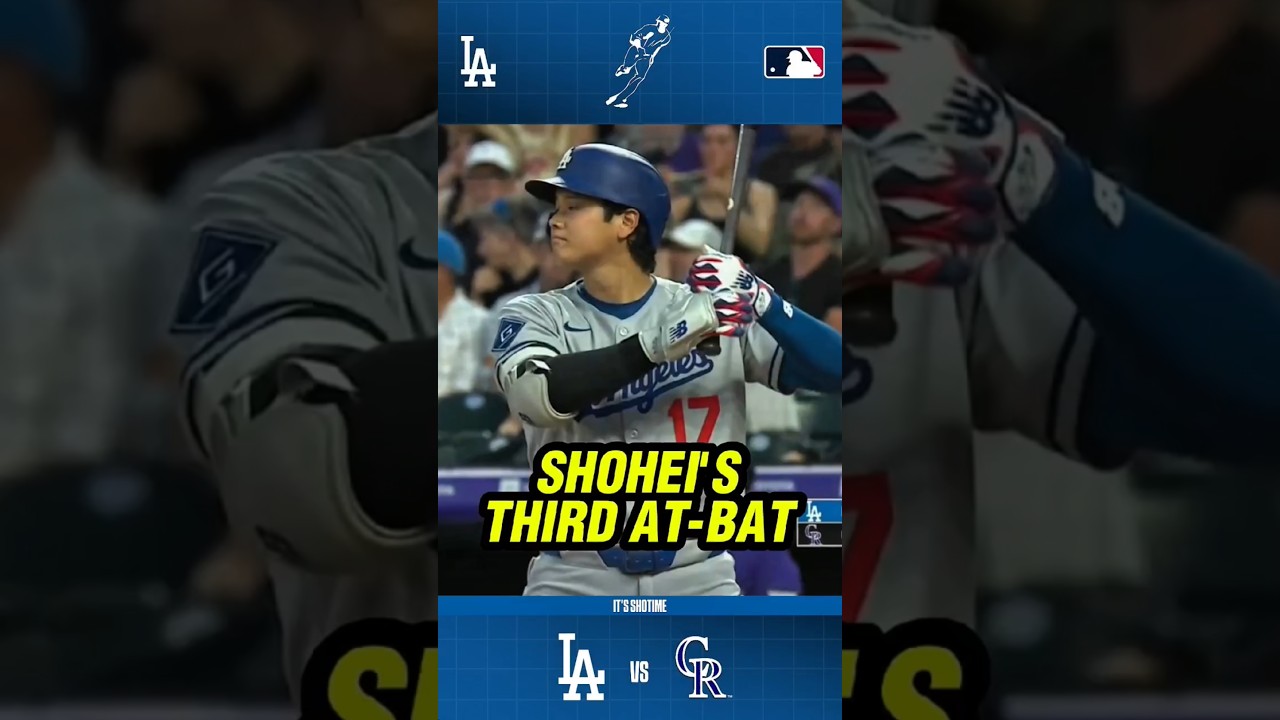 Shohei’s Third At-Bat in 5th Inning vs Rockies