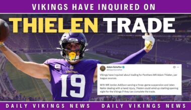 TRADE RUMORS Vikings Officially Inquire About Adam Thielen
