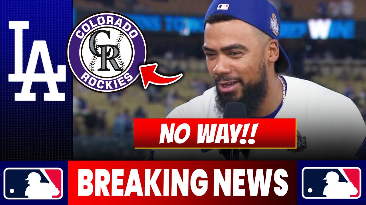 DODGERS NOW! Unexpected decision before the game against the Rockies, not even Teoscar believed it!