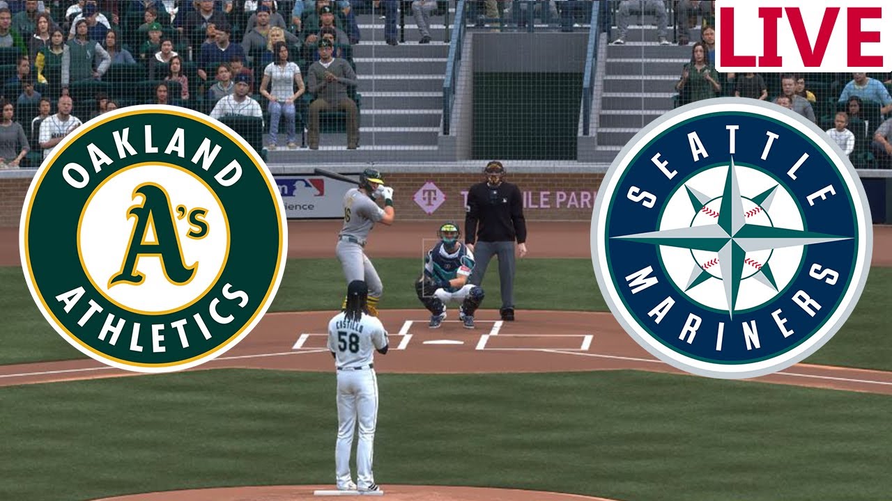 🔴LIVE 🔴 Oakland Athletics vs Seattle Mariners/August 22/ Envivo TV/  Mlb the show 25