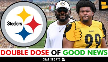 The Pittsburgh Steelers Just Got A DOUBLE DOSE Of Good News On The Injury Front Ft. Derrick Harmon