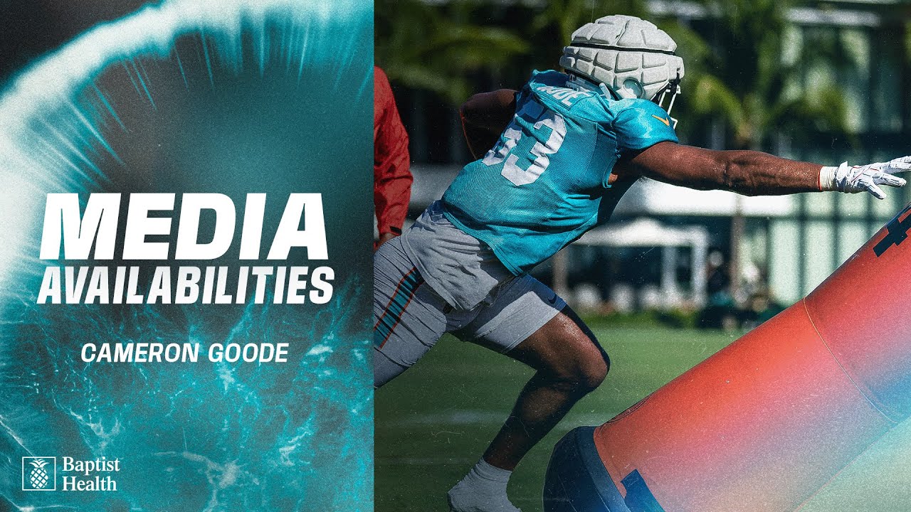 Cameron Goode meets with the media | Miami Dolphins
