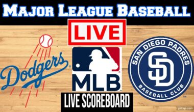 Live: Los Angeles Dodgers Vs San Diego Padres | MLB | Live Scoreboard | Play by Play