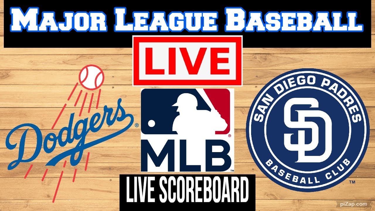 Live: Los Angeles Dodgers Vs San Diego Padres | MLB | Live Scoreboard | Play by Play