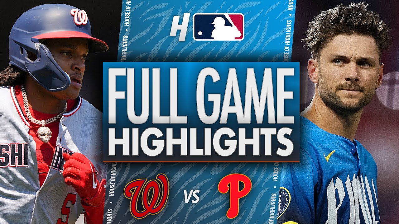 Washington Nationals vs Philadelphia Phillies - FULL GAME HIGHLIGHTS | August 22, 2025 MLB Season