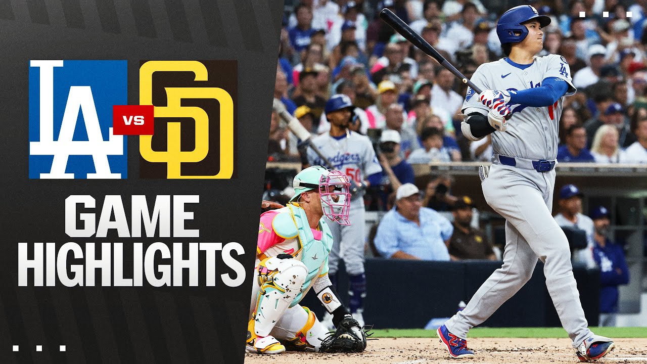 Dodgers vs. Padres Game Highlights (8/22/25) | MLB Highlights