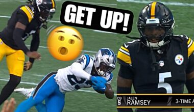 Jalen Ramsey made his Pittsburgh Steelers DEBUT & DID THIS 💀 ..