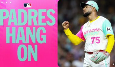 FULL 9th INNING: The Padres hold on to take the opener from the Dodgers! 😳