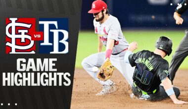Cardinals vs. Rays Game Highlights (8/22/25) | MLB Highlights