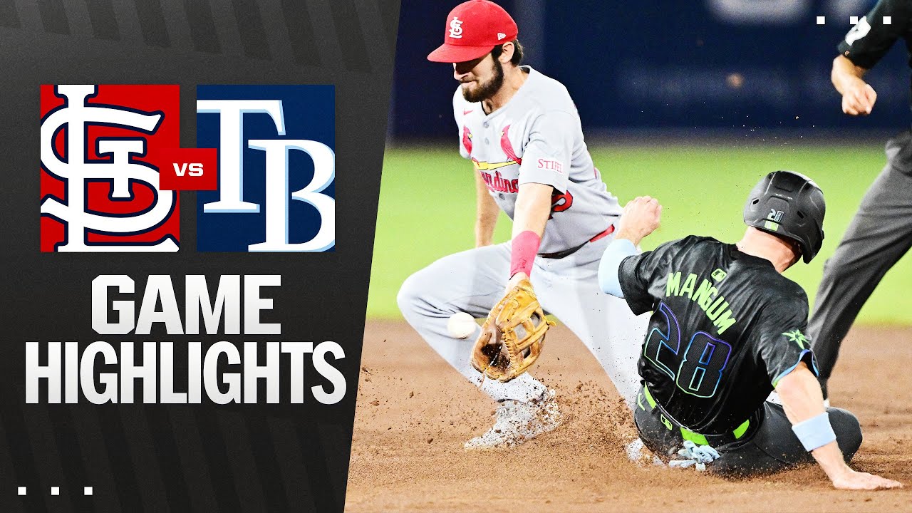Cardinals vs. Rays Game Highlights (8/22/25) | MLB Highlights