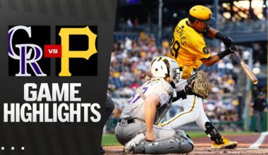 Rockies vs. Pirates Game Highlights (8/22/25) | MLB Highlights