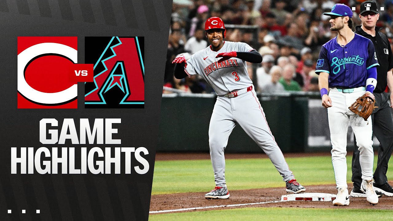 Reds vs D-backs Game Highlights (8/22/25) | MLB Highlights
