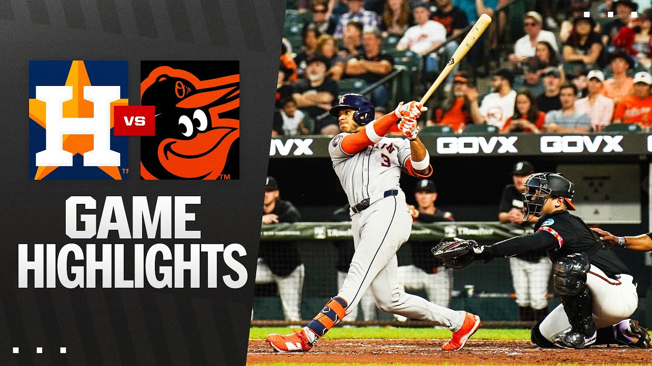 Astros vs. Orioles Game Highlights (8/22/25) | MLB Highlights