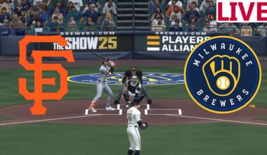 🔴LIVE 🔴San Francisco Giants VS Milwaukee Brewers / August 22/ /MLB THE SHOW 25