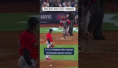 Aroldis Chapman closes out a Red Sox win at Yankee Stadium 🔒