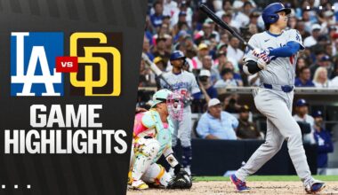 Dodgers vs. Padres Game Highlights (8/22/25) | MLB Highlights