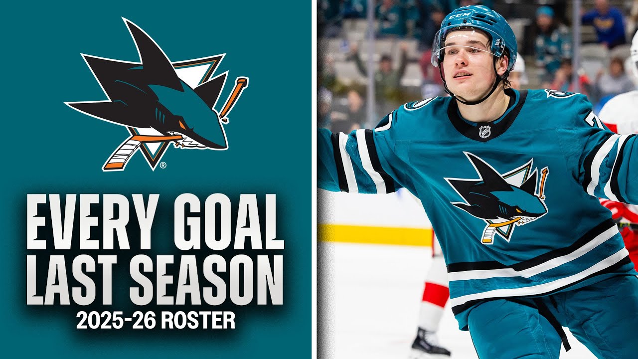 EVERY GOAL last season from the 2025-26 SAN JOSE SHARKS 🦈 #32in32