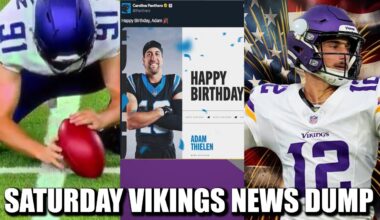 Minnesota Vikings News Dump (8.23.2025) | Preseason Over! Thielen Birthday! America's NEW QB!