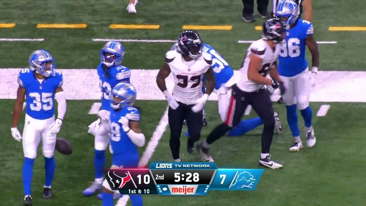 Texans vs  Lions highlights Preseason Week 3