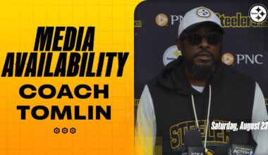 Coach Tomlin gives updates on injuries (Aug. 23) | Pittsburgh Steelers
