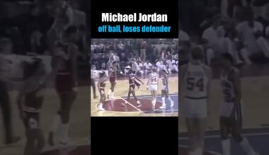 Michael Jordan's SNEAKY Alley-Oop vs Detroit Pistons #goat  #nba #basketball