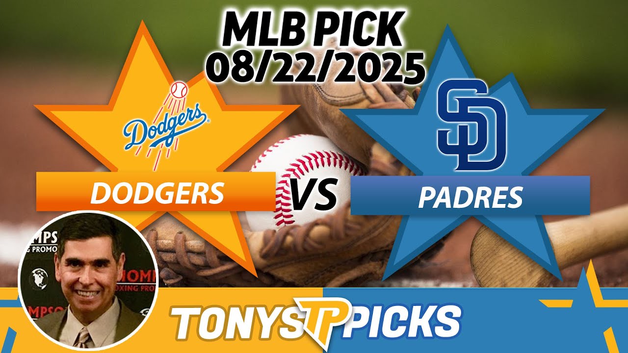 LA Dodgers vs San Diego Padres Pick 8/22/25 MLB Pick Prediction