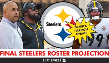 FINAL Pittsburgh Steelers 53-Man Roster Projection After The NFL Preseason + Derrick Harmon Update