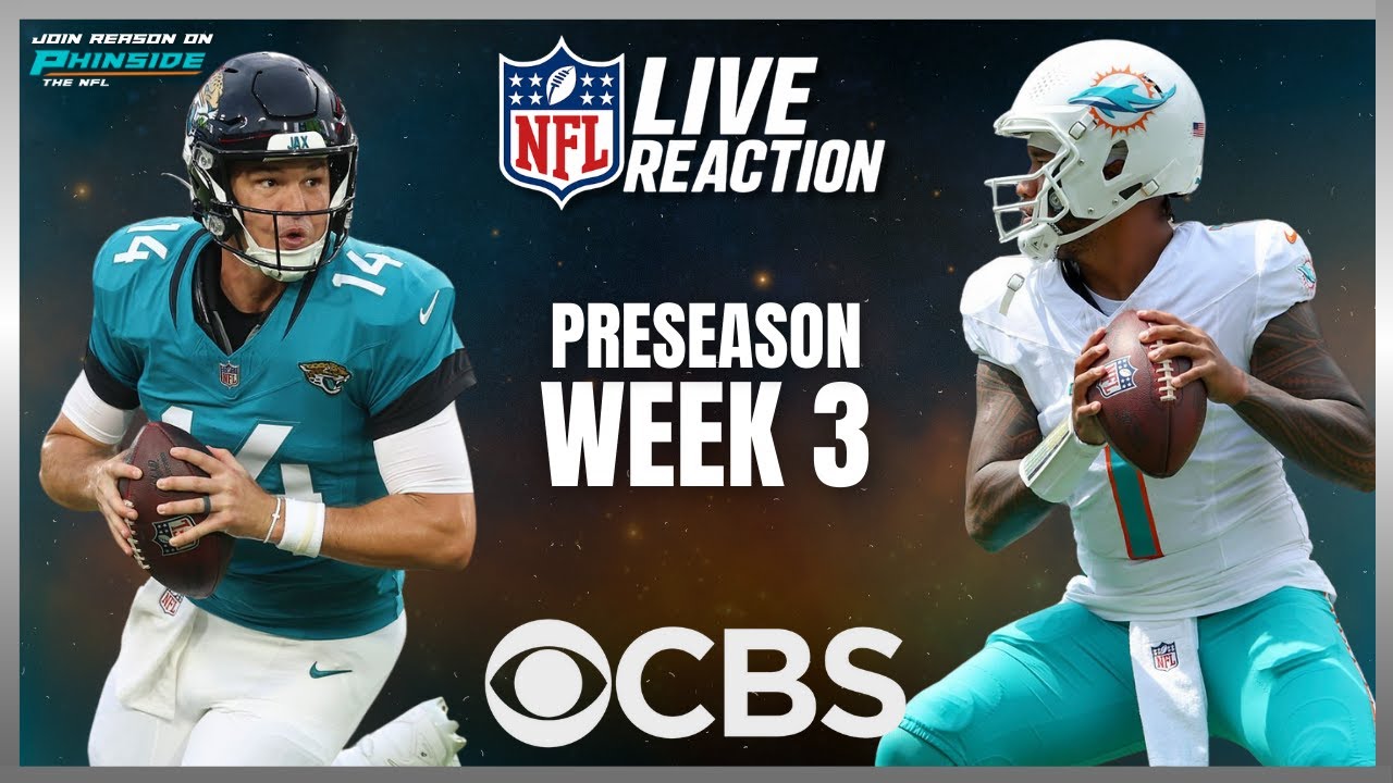 NFL LIVE STREAM | MIAMI DOLPHINS VS JACKSONVILLE JAGUARS | PLAY BY PLAY, LIVE REACTION & HIGHLIGHTS!
