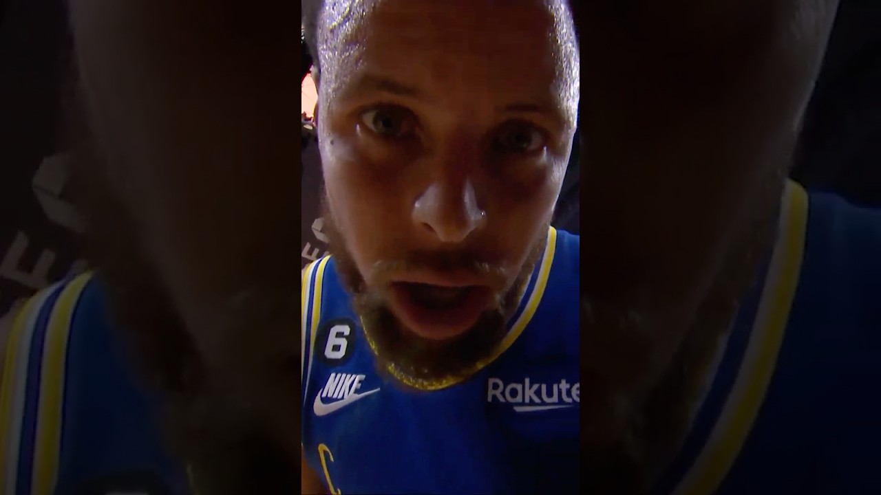 Stephen Curry Knows How to Find the Camera 😆 | #Shorts
