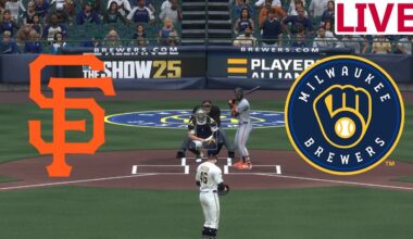 🔴LIVE 🔴San Francisco Giants VS Milwaukee Brewers / August 23/ / /MLB THE SHOW 25