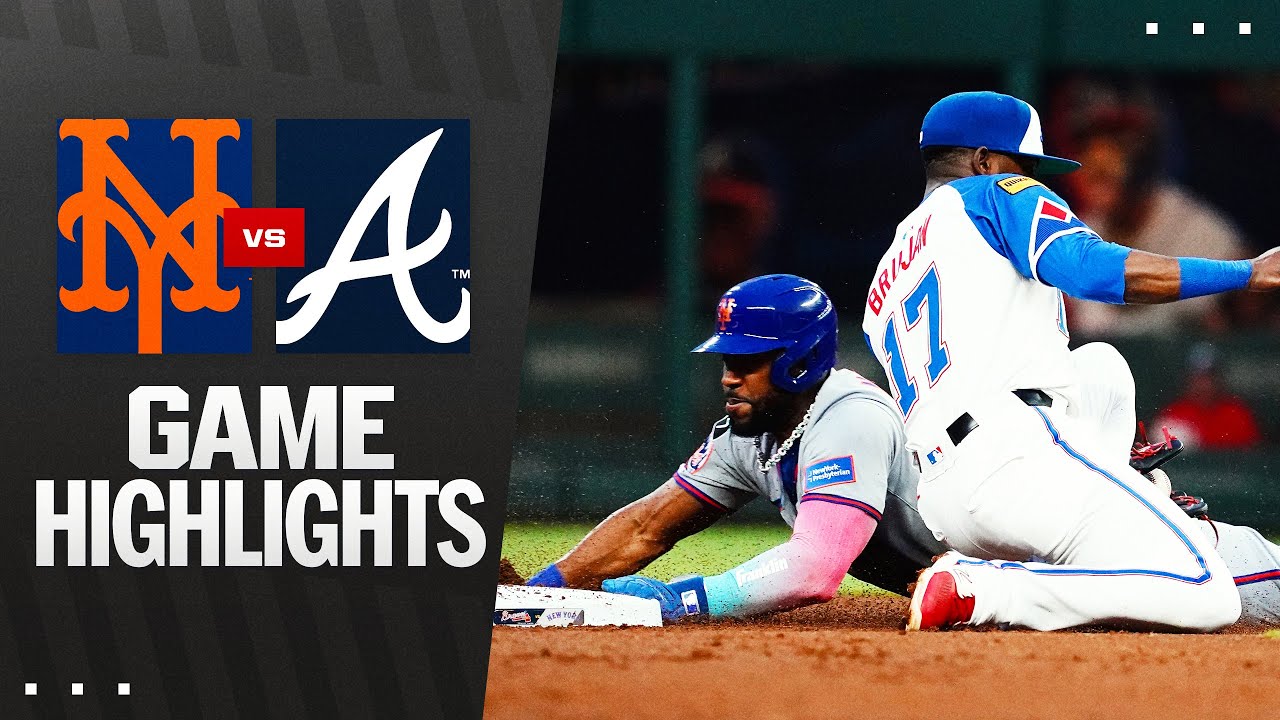 Mets vs. Braves Game Highlights (8/23/25) | MLB Highlights