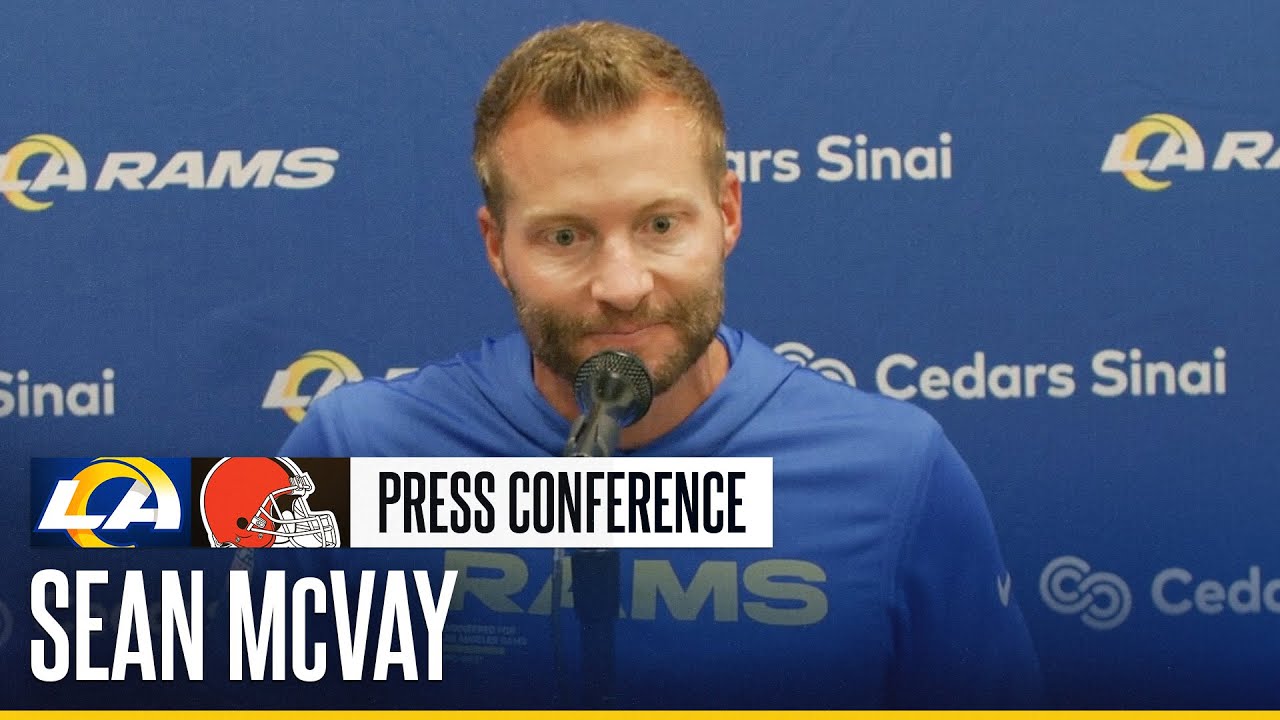 Sean McVay Postgame Press Conference After Preseason Matchup vs. Browns