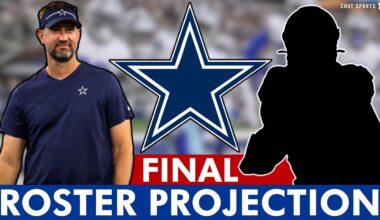 FINAL Cowboys 53-Man Roster Projection + Practice Squad Before NFL Roster Cuts Led By Trevon Diggs
