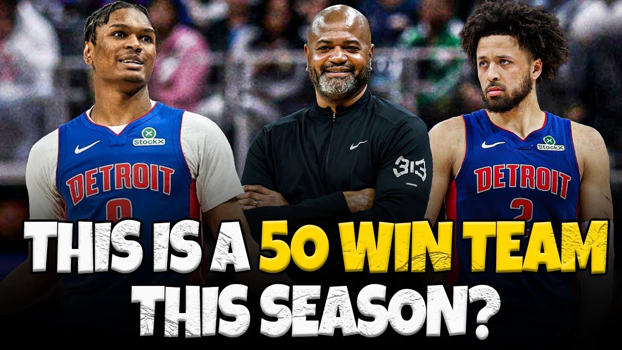 Detroit Pistons have the talent to be a 50-WIN team this year 💪