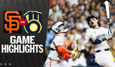 Giants vs. Brewers Game Highlights (8/23/25) | MLB Highlights