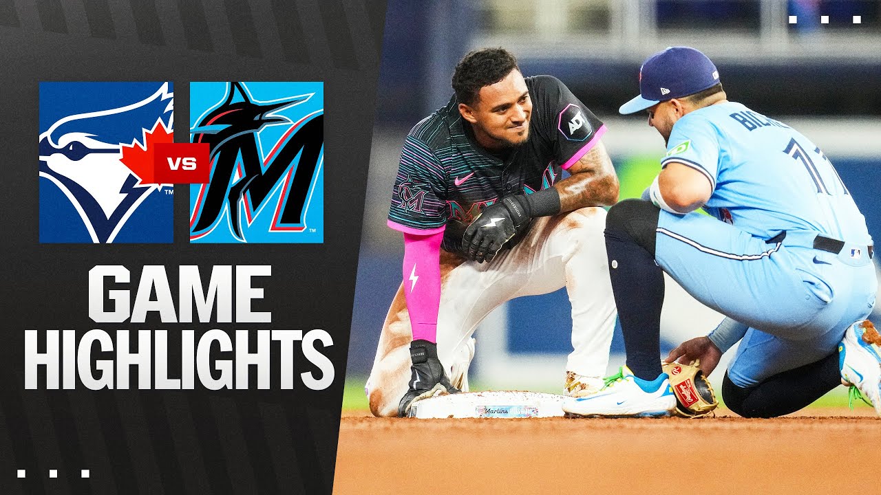 Blue Jays vs. Marlins Game Highlights (8/23/25) | MLB Highlights
