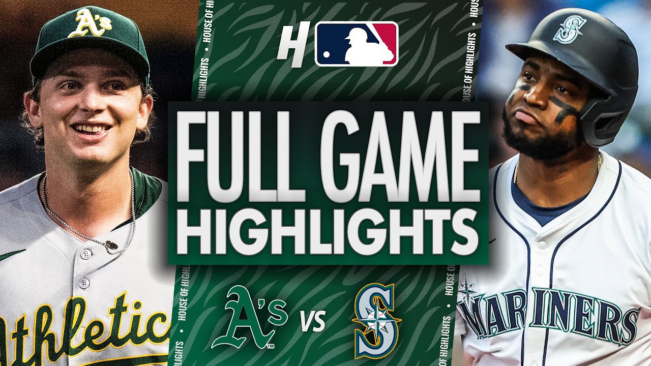 Oakland Athletics vs Seattle Mariners - FULL GAME HIGHLIGHTS | August 23, 2025 MLB Season
