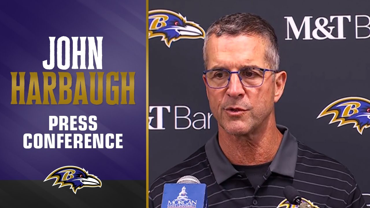 John Harbaugh On Preseason Finale, Roster Decisions | Baltimore Ravens