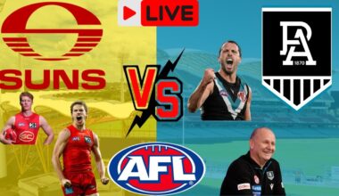 AFL LIVE STREAM | Suns vs Power | Travis Boak & Ken Hinkley Farewell | Suns’ Finals History Chance!